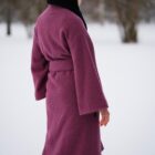 Villamantel, soe mantel, talvemantel, villane mantel, haruu, eestidisain