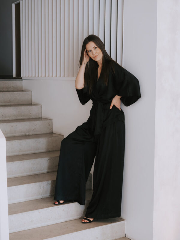 New York Fashion Week viskoosist püksid