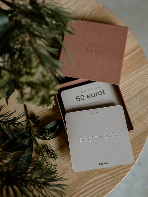 Haruu kinkekaart – väike kaart, suur jõulurõõm!